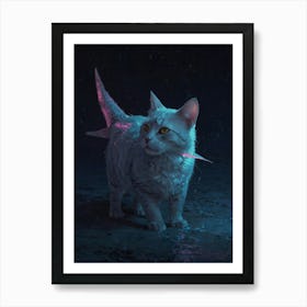 Cat With A Tail Art Print