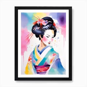 Geisha 72 Art Print