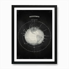 Astronomy - Vintage poster, esotericism print, spiritual, mystic 3 Art Print