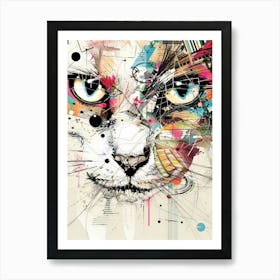 Cat Canvas Art Art Print