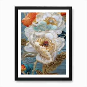 Chinese Embroidery 28 Art Print