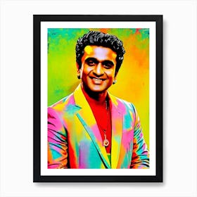 Devi Sri Prasad Colourful Pop Art Art Print