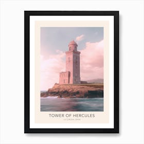 Tower Of Hercules La Coruna Spain Art Print