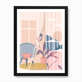 When Indoors Had To Become Our Outdoors And Vice Versa Art Print