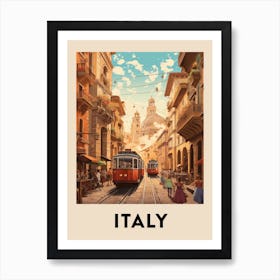 Vintage Travel Poster Italy 9 Art Print