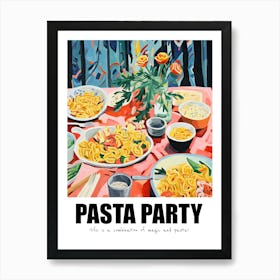 Pasta Party, Matisse Inspired 09 Art Print