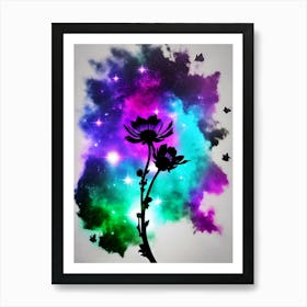 Flower In The Sky Art Print