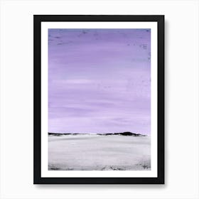 Purple Surge abstract Poster