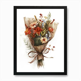 Bouquet Of Flowers 11 Art Print