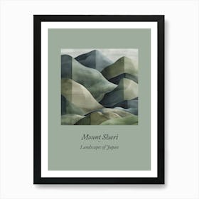 Landscapes Of Japan Mount Shari 25 Art Print