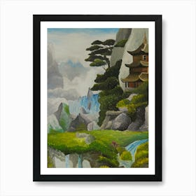 Asian House Art Print