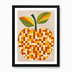 Mosaic Apple 1 Art Print