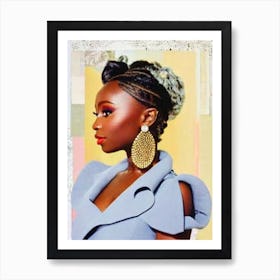 Cynthia Erivo Retro Collage Movies Art Print