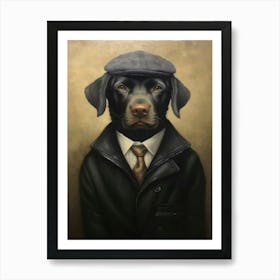 Gangster Dog Labrador 3 Art Print