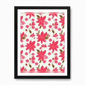 Floral Pattern 15 Art Print