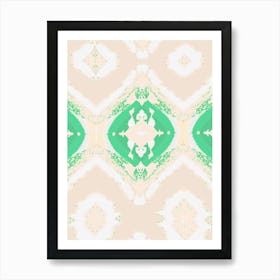 Ikat Pattern Art Print