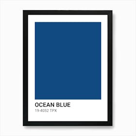 Ocean Blue Art Print