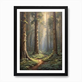 Path Through The Forest Art Print