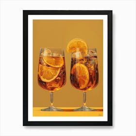 Aperol Spritz Orange 13 Art Print