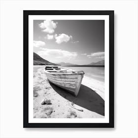 San Vito Lo Capo, Italy, Black And White Photography 4 Art Print