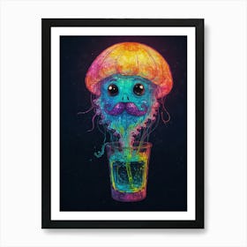 Jellyfish Canvas Print 3 Art Print