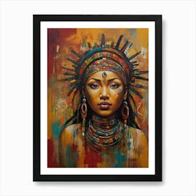 Indian Woman Art Print