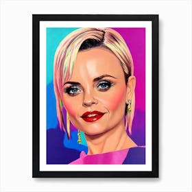 Christina Ricci Pop Movies Art Movies Art Print