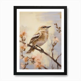 Bird Painting Mockingbird 1 Art Print