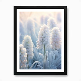 Frosty Botanical Hyacinth 2 Art Print