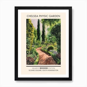 Chelsea Physic Garden London Parks Garden 3 Art Print