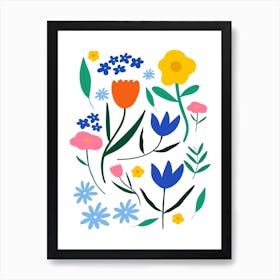 Spring Flower Power Art Print