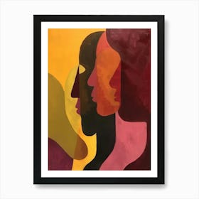 'People' 7 Art Print