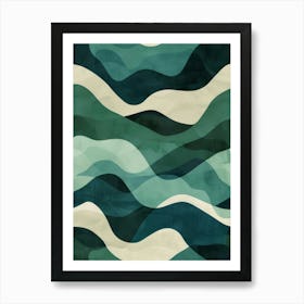 Wavy Waves Art Print