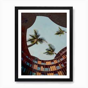 Palm Trees Growing Tall Art Print