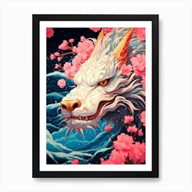 Asian Dragon Art Print