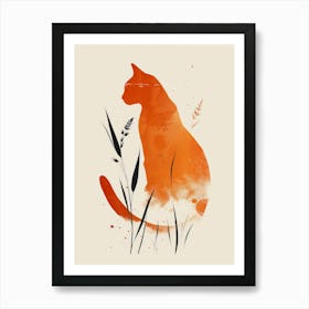 Orange Cat 1 Art Print