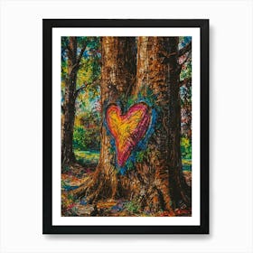 Heart Of The Forest 7 Art Print