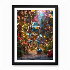 Robot In The Garden Poster