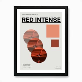 Red Intense B (30 X 40 In) Art Print