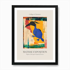 Platypus Duck 3 Matisse Inspired Exposition Animals Poster Art Print