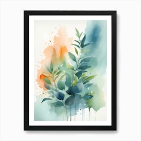 Watercolor Background 3 Art Print