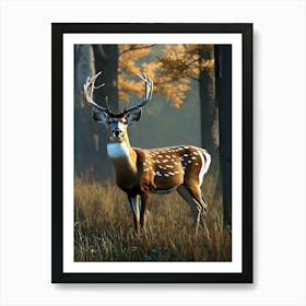 Bambi En Su Habitat Art Print