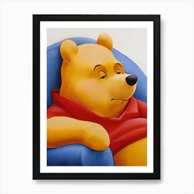 Winnie Pooh Bear Tuxedo Meme Art Art Print
