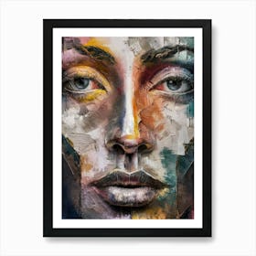 Face Of A Woman Art Print