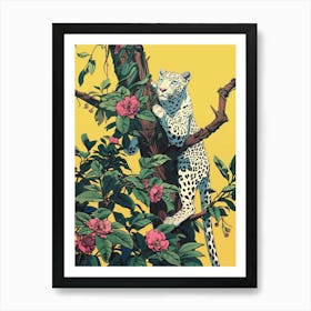 Leopard In A Tree 1 Art Print