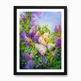 Flowering Lilac Poster