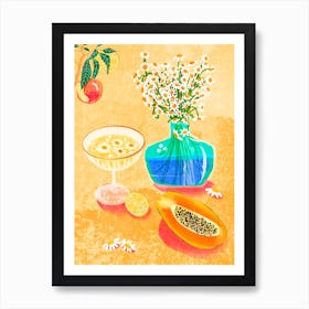 Summer Vibes Stil Life Art Print