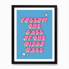 Disco Ball Art Print