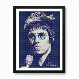 Art Of Liam Dot Art Print