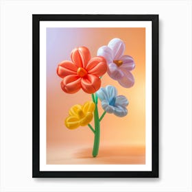 Dreamy Inflatable Flowers Anemone 1 Art Print